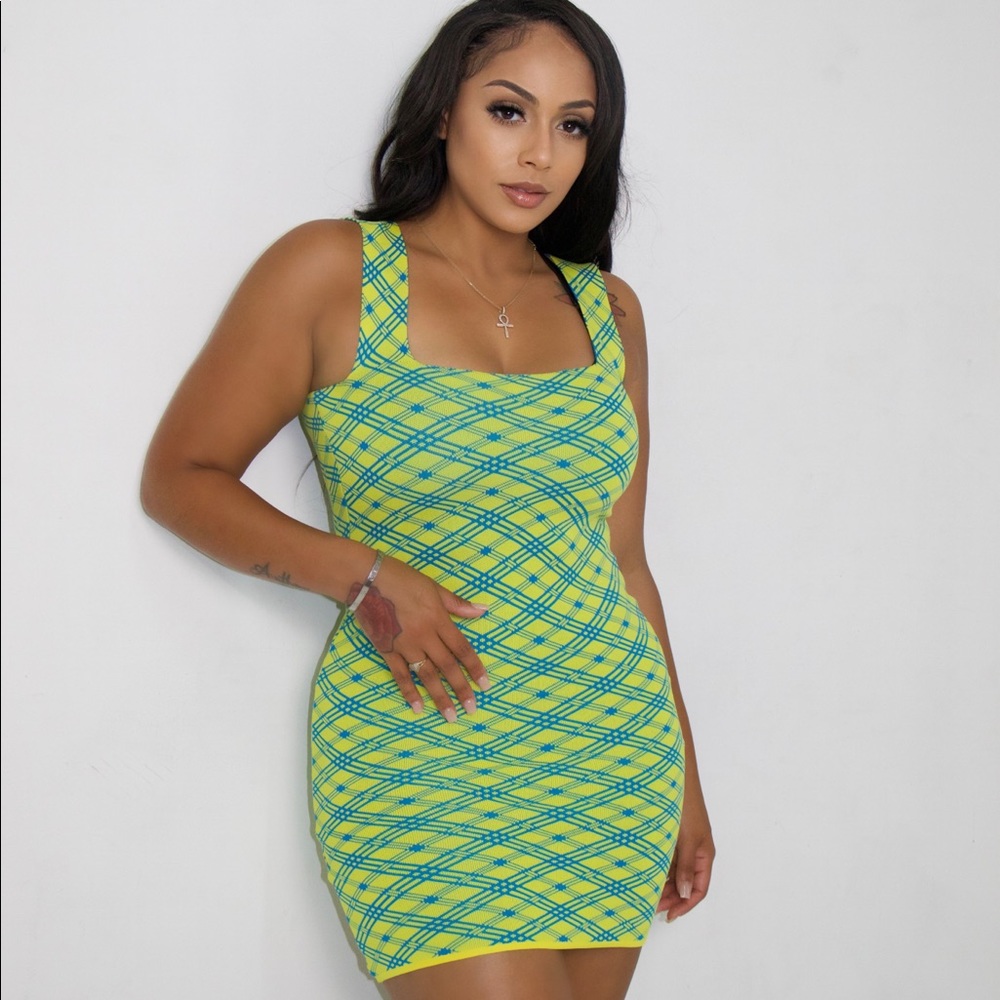 Seeing green dress